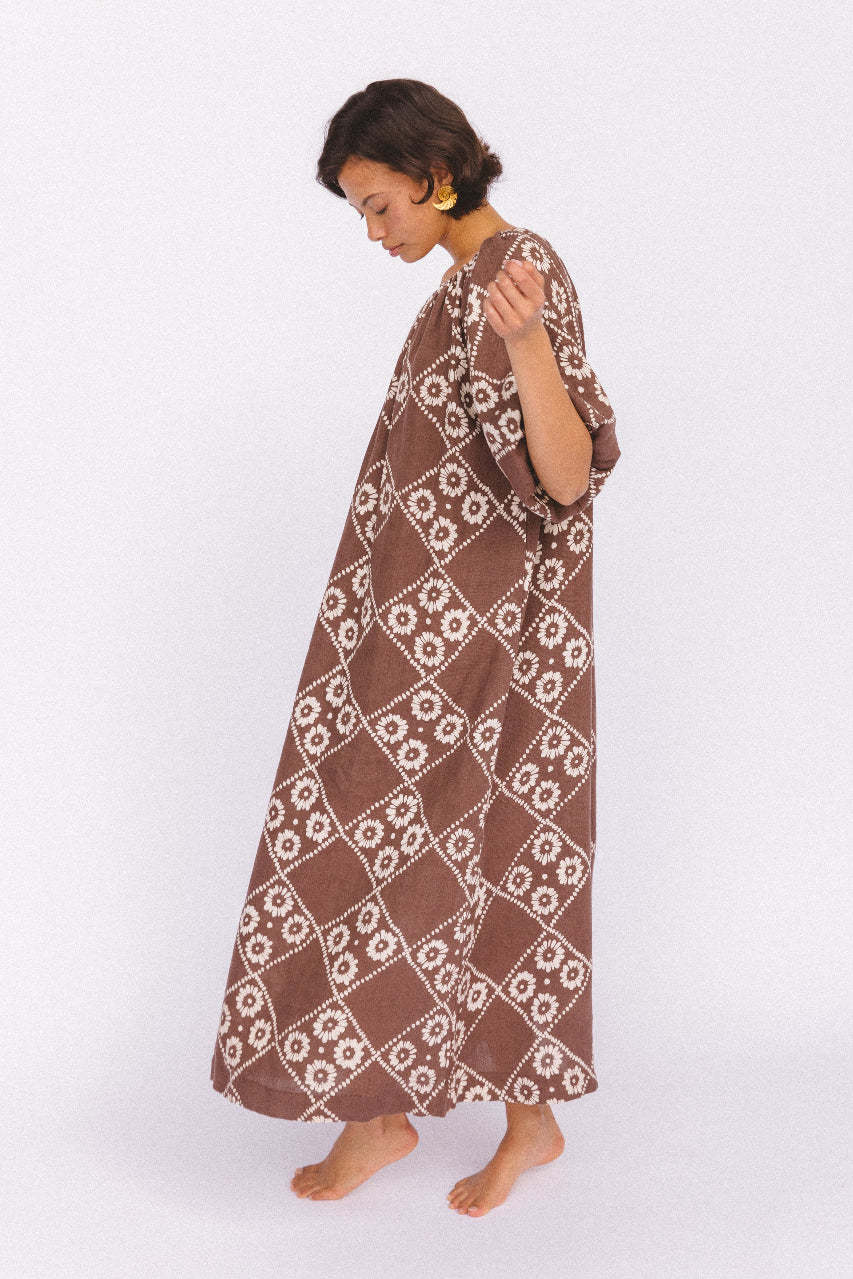 Dahlia Maxi Dress ~ Maple