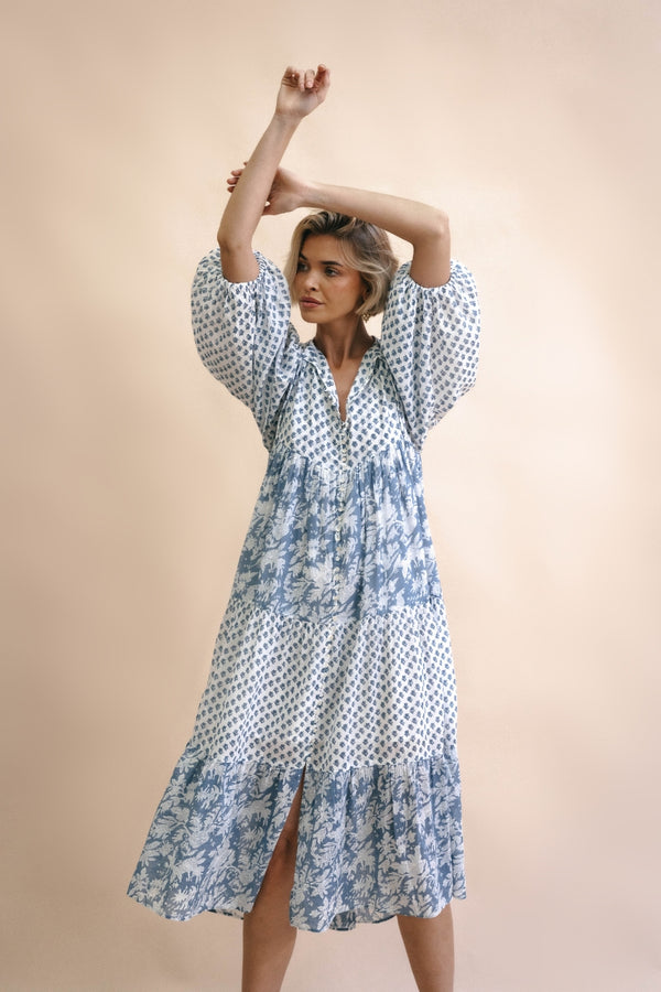 Nora Maxi Dress ~ Aquamarine