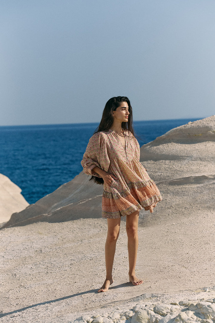 Bhoomi Mini Dress ~ Sunset