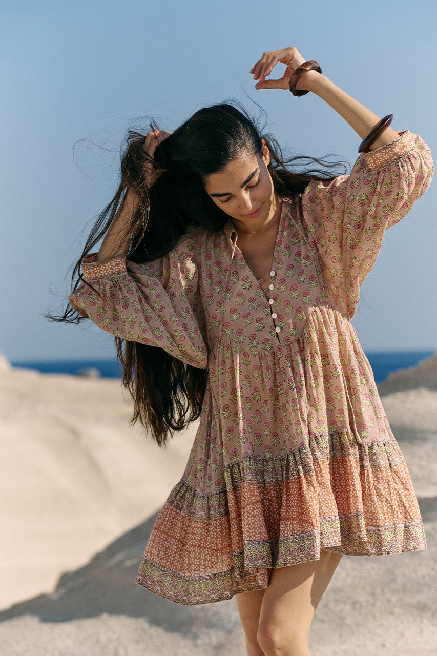 Bhoomi Mini Dress ~ Sunset
