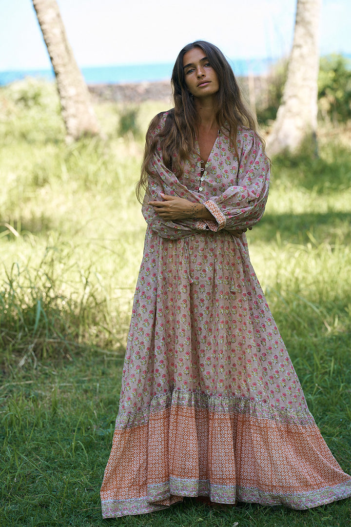 Bhoomi Maxi Dress ~ Sunset