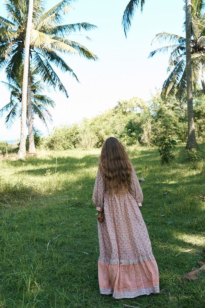 Bhoomi Maxi Dress ~ Sunset