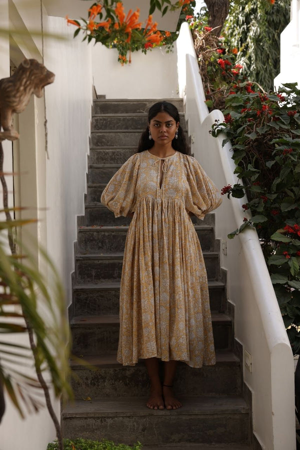 Kyra Midi Dress ~ Cumin