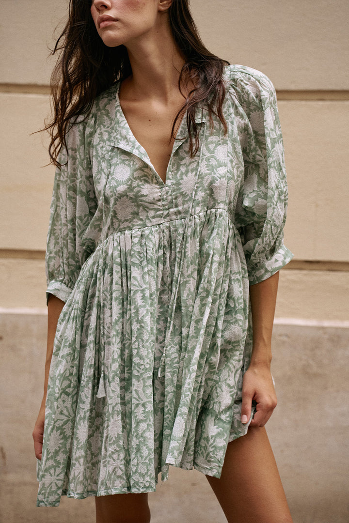 Kyra Mini Dress ~ Jade