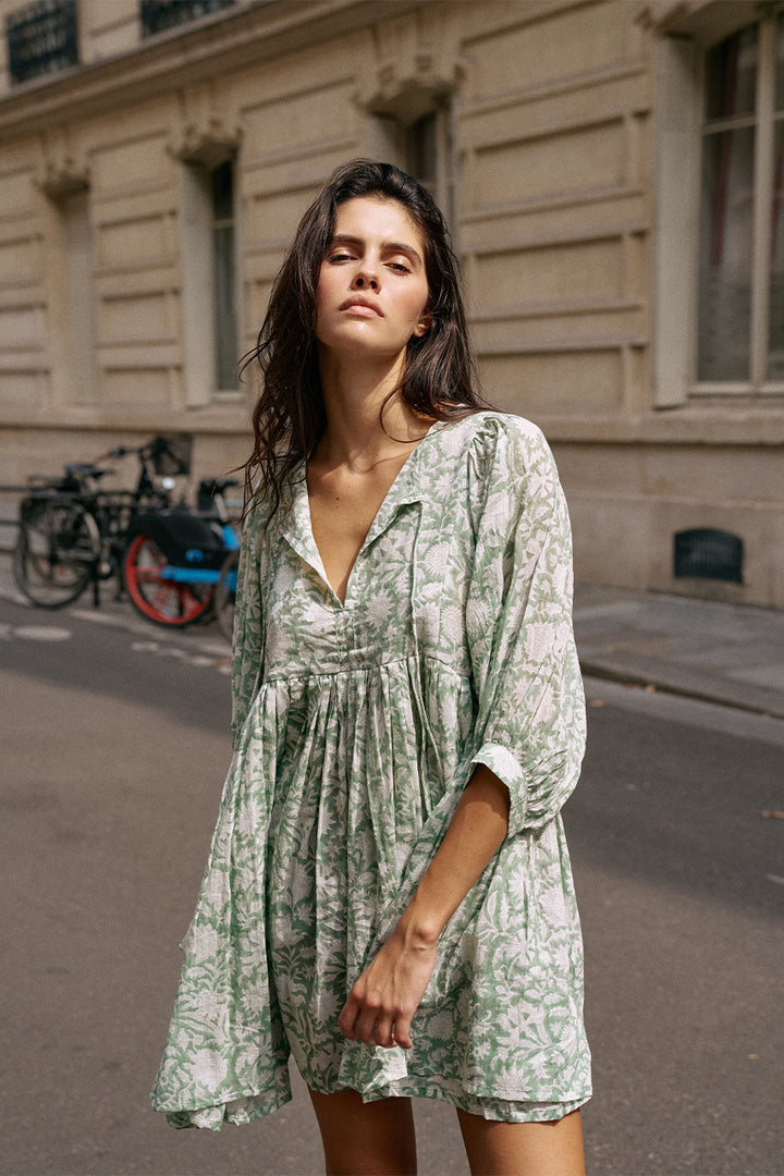 Kyra Mini Dress ~ Jade