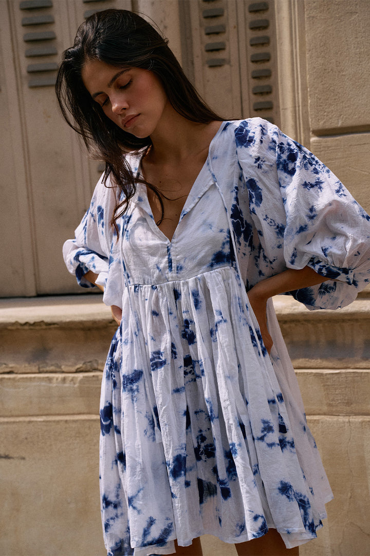 Kyra Mini Dress ~ Deep Sea