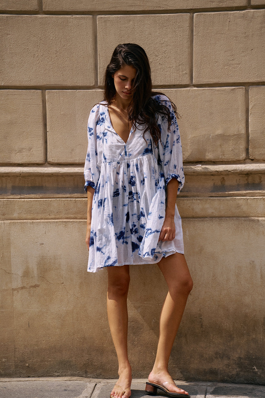 Kyra Mini Dress ~ Deep Sea