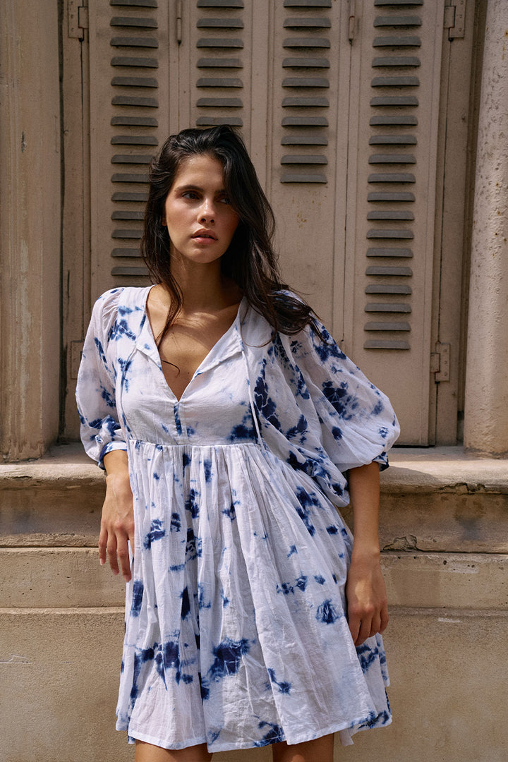 Kyra Mini Dress ~ Deep Sea