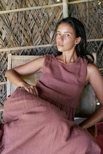 Nadi Dress ~ Chocolate