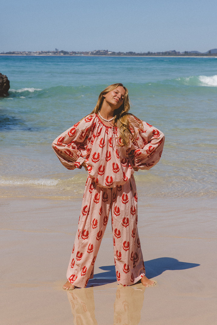 Ria Pants ~ Cherry Blossom