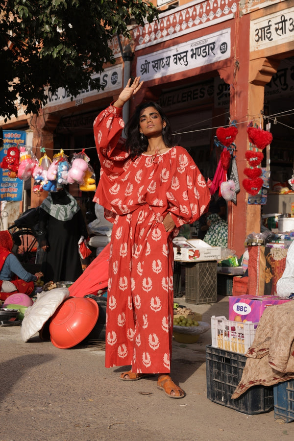 Ria Pants ~ Ruby Red