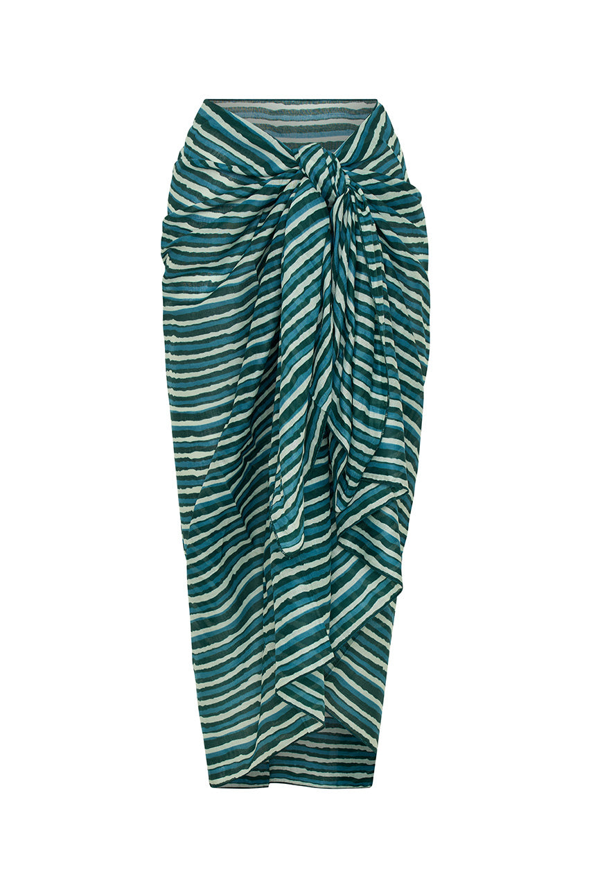Ria Sarong ~ Cyan Candy