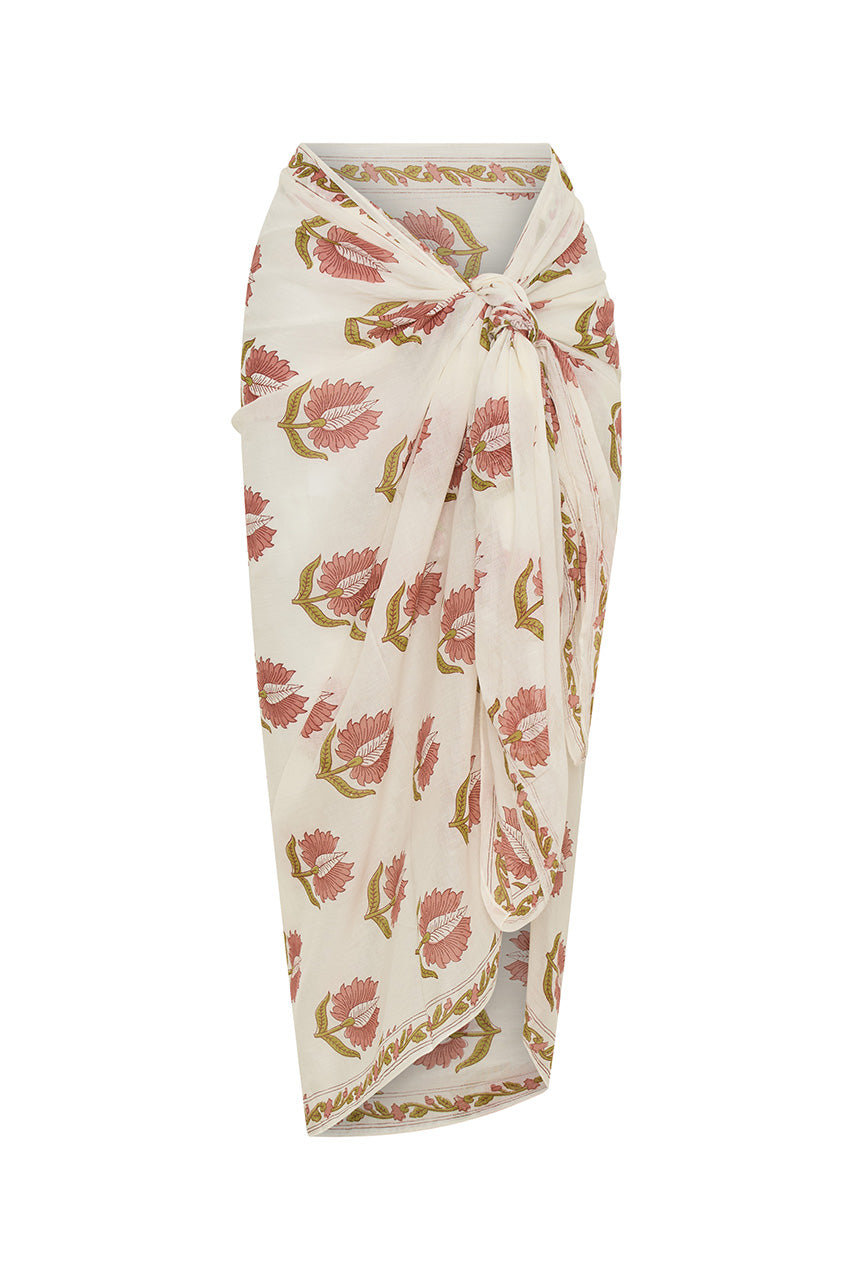 Ria Sarong ~ Strawberry Cream