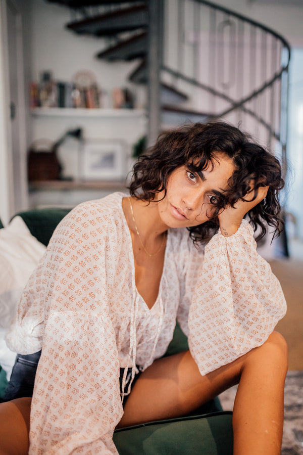 Rashmi Blouse ~ Cinnamon