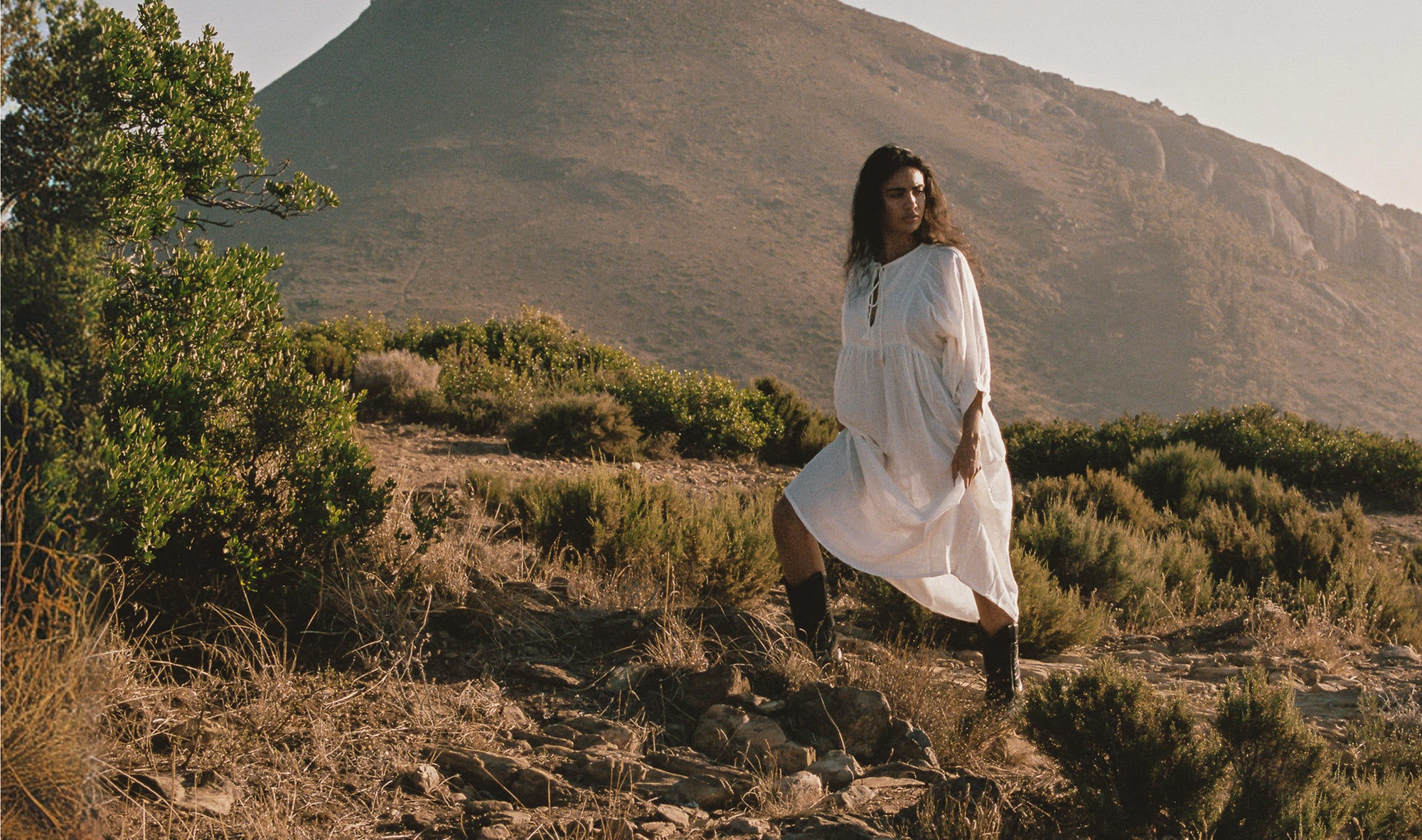 Uma Maxi Dress ~ White