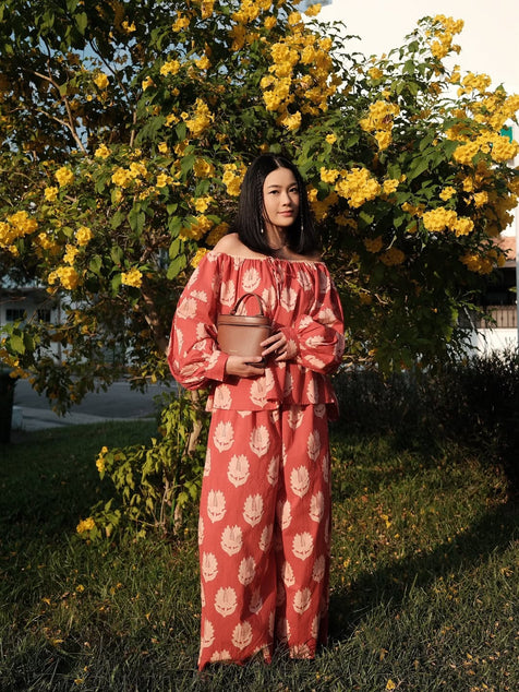 Ria Pants ~ Ruby Red