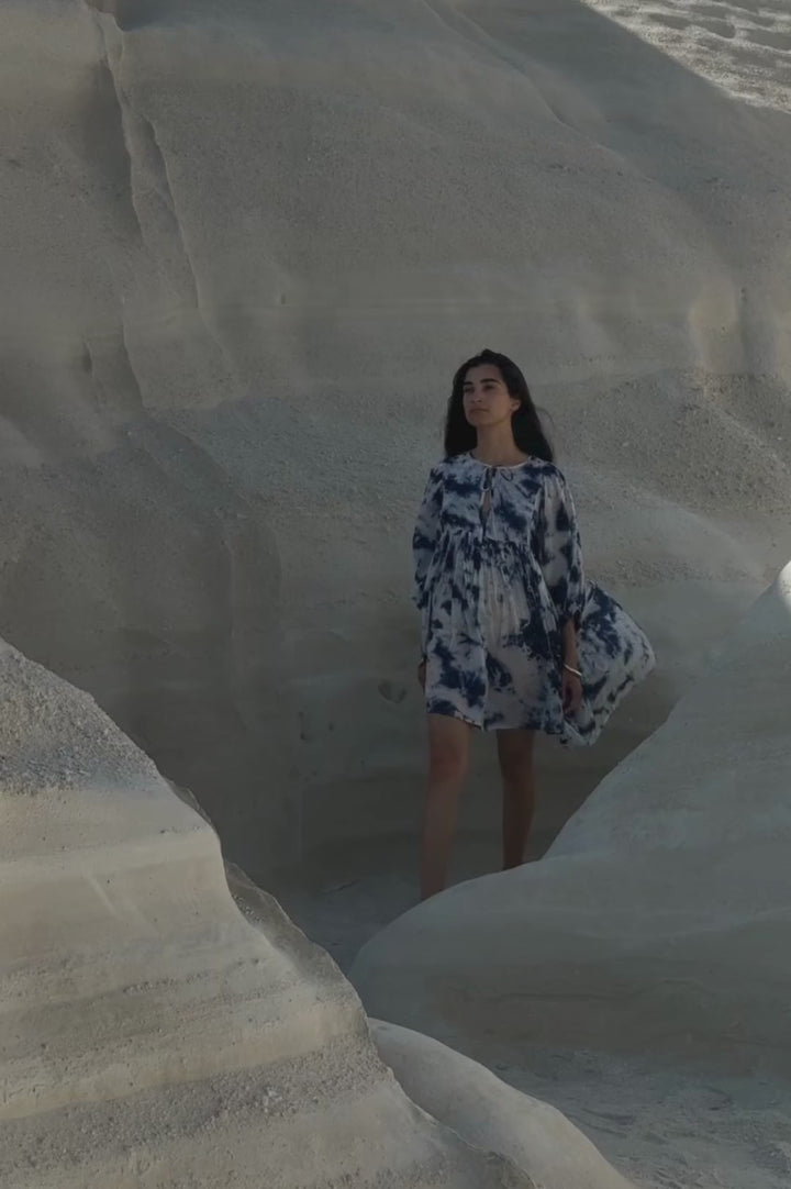 Kyra Mini Dress ~ Deep Sea