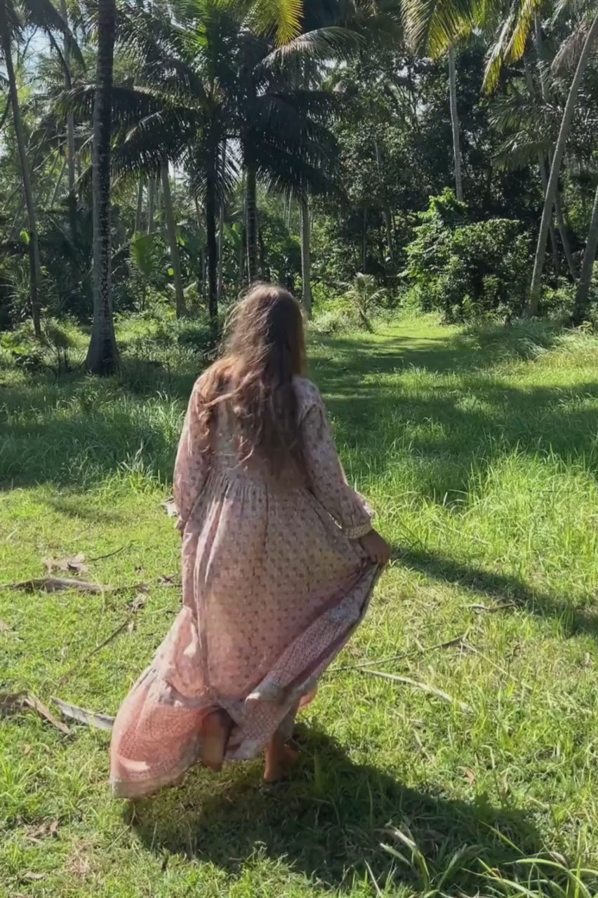 Bhoomi Maxi Dress ~ Sunset