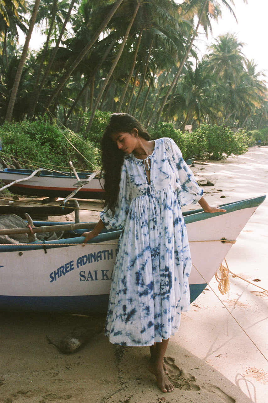 Kyra Midi Dress ~ Deep Sea